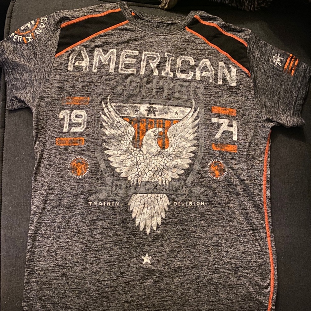 4 shirts 3 American fighters & 1 Affliction Shirt